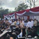 Presiden Prabowo Subianto memberikan keterangan pers usai menggunakan hak pilihnya di Pilkada serentak 2024, di TPS 08 Bojong Koneng, Kabupaten Bogor, Rabu (27/11/2024)