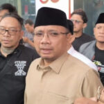 Mantan Menteri Agama Yaqut Cholil Qoumas usai diperiksa KPK