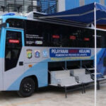 Layanan Samsat Keliling. (BHARINDO-Polda Metro)