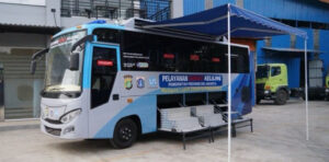 Layanan Samsat Keliling. (BHARINDO-Polda Metro)