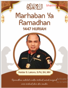 Pimpinan Media Bharindo Haidar S Lakoro S. Pd SH. MH. CLSDP. CCLP. CLP
