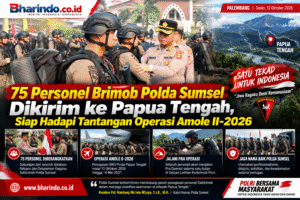75 Personel Brimob Menuju Papua Tengah