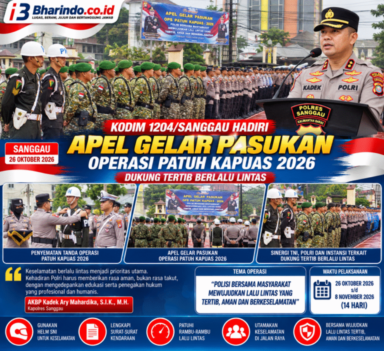 Apel Gelar Pasukan Operasi Patuh Kapuas 2026