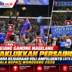 Bujang Ganong Juara Voli Wonosobo