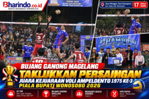 Bujang Ganong Juara Voli Wonosobo