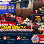 Donor Darah Serentak Humas Polri