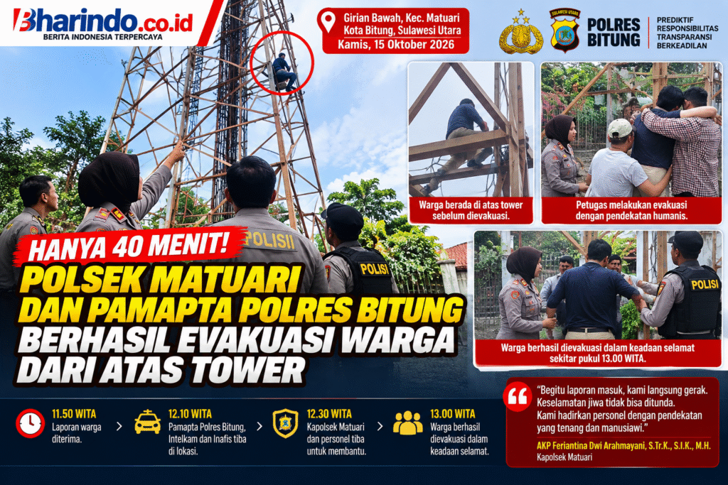 Evakuasi Dramatis dari Atas Tower