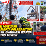 Evakuasi Dramatis dari Atas Tower