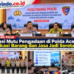 Evaluasi Pengadaan Puslitbang Polri di Aceh