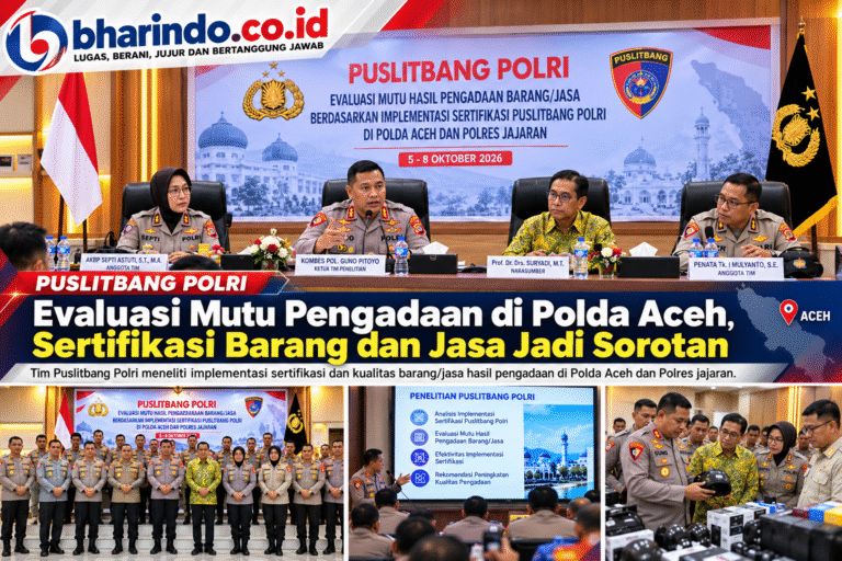 Evaluasi Pengadaan Puslitbang Polri di Aceh