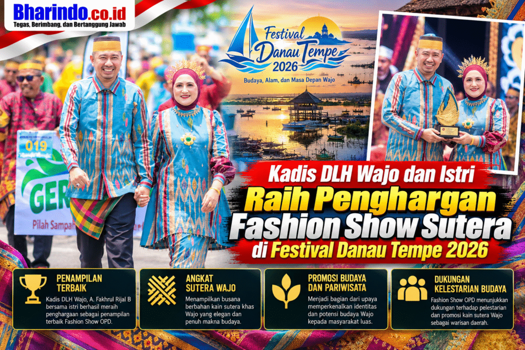 Festival Danau Tempe_ Busana Sutera Wajo