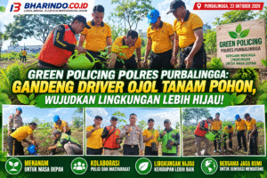 Green Policing Purbalingga_ Kolaborasi Tanam Pohon