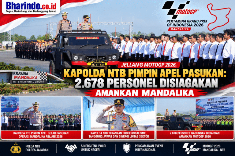 Infografik Apel Pasukan MotoGP Mandalika 2026