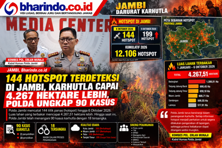 Infografik Darurat Karhutla Jambi