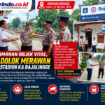 Infografis Polsek Dolok Merawan di Stasiun Bajalingge