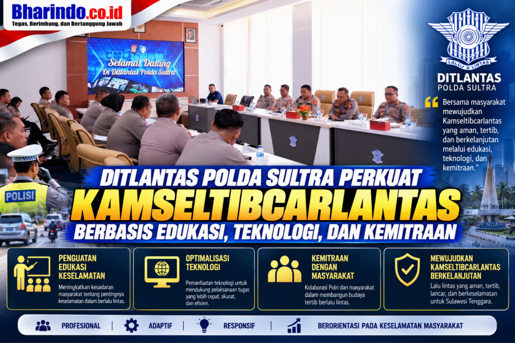 Infografis Rapat Lalu Lintas Sultra