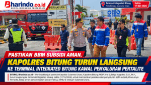 Kapolres Bitung Kawal Penyaluran Pertalite