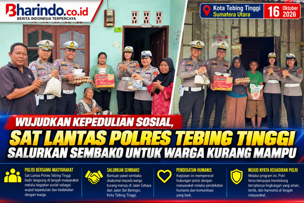 Kepedulian Sat Lantas Tebing Tinggi
