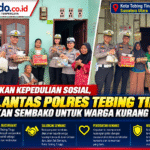 Kepedulian Sat Lantas Tebing Tinggi