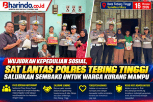 Kepedulian Sat Lantas Tebing Tinggi