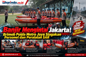 Kesiapsiagaan SAR Brimob Hadapi Banjir Jakarta