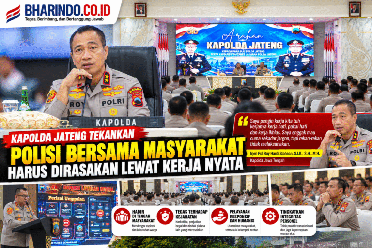 Kolase Berita Arahan Kapolda Jateng