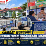 Kolase Berita Layanan Samsat Wonosobo