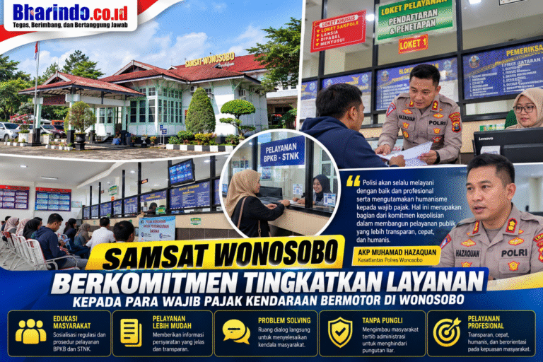 Kolase Berita Layanan Samsat Wonosobo
