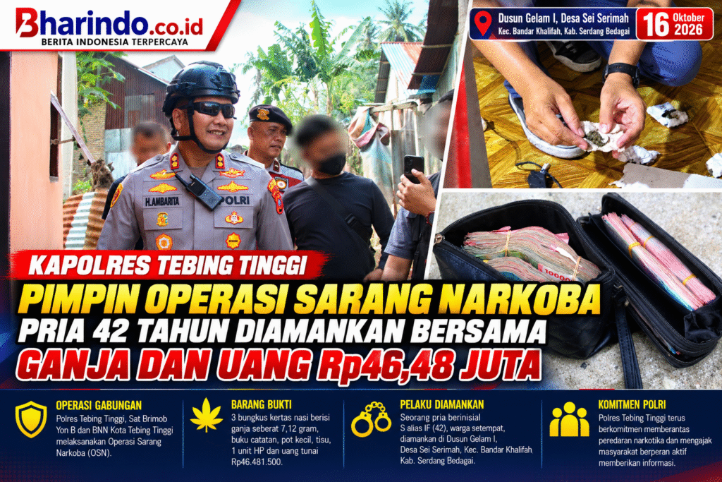 Kolase Berita Operasi Sarang Narkoba