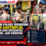 Kolase Berita Pemeriksaan Propam Wonosobo