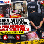 Kolase Berita Penangkapan Polisi