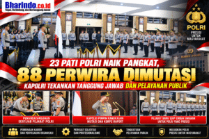 Kolase Berita Seremoni Mutasi Polri
