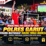 Nobar Final Polres Garut Bersama Masyarakat