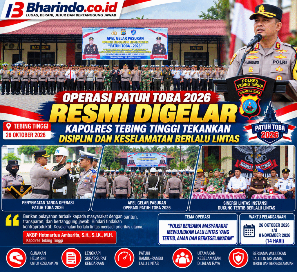 Operasi Patuh Toba 2026 Resmi Digelar
