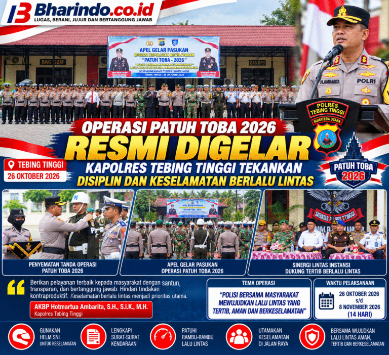 Operasi Patuh Toba 2026 Resmi Digelar
