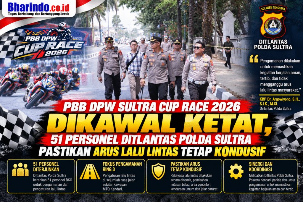 PBB Sultra Cup Race Dikawal Ketat