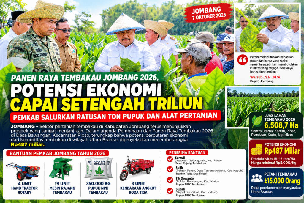 Panen Raya Tembakau Jombang 2026