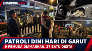 Patroli Dini Hari Garut, Sembilan Pemuda Diamankan
