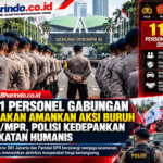 Pengamanan Aksi Buruh di DPR_MPR