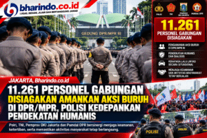 Pengamanan Aksi Buruh di DPR_MPR