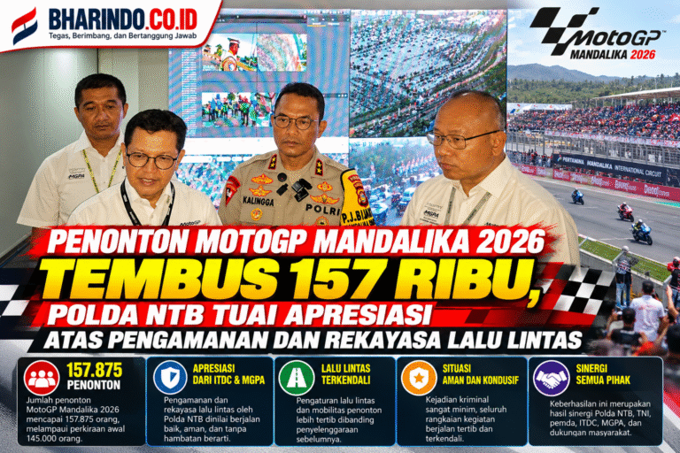 Penonton MotoGP Mandalika Tembus 157 Ribu
