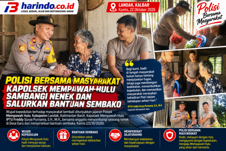 Polisi Bersama Masyarakat Salurkan Bantuan