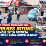 Polisi Bitung Amankan Pelajar di Jalan Raya