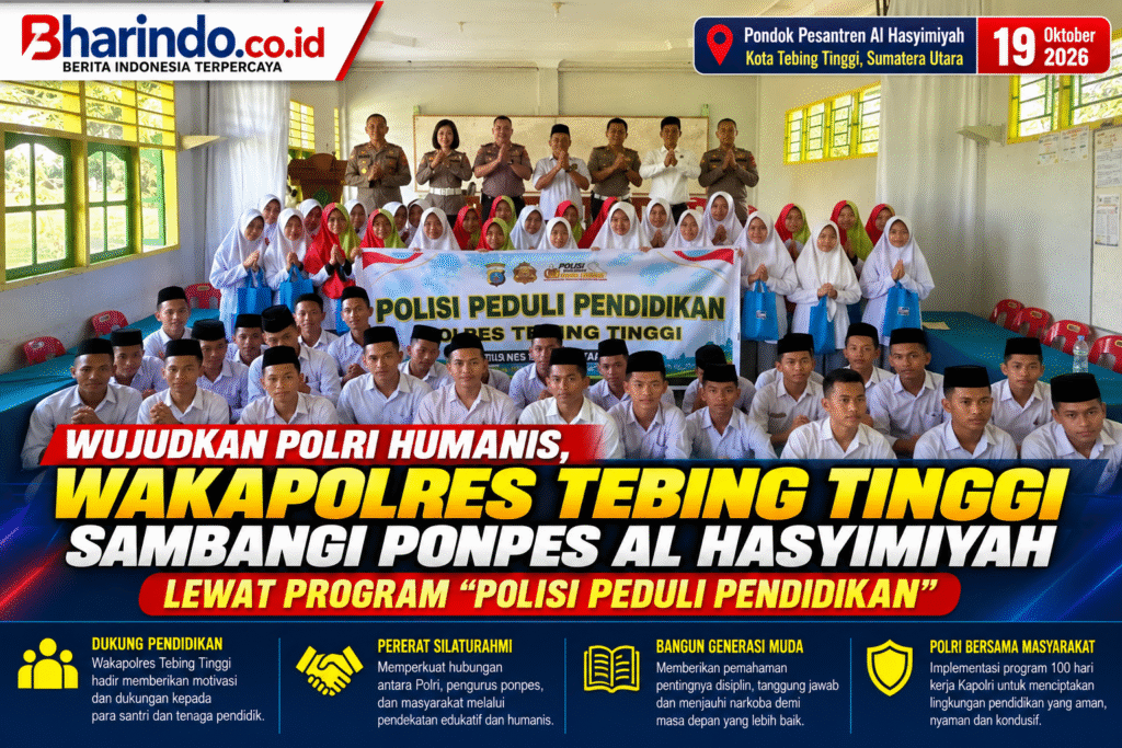 Polisi Peduli Pendidikan di Tebing Tinggi