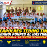 Polisi Peduli Pendidikan di Tebing Tinggi