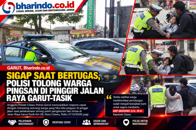 Polisi Sigap Menolong Warga Pingsan