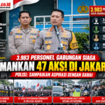 Poster Berita Pengamanan Aksi Jakarta