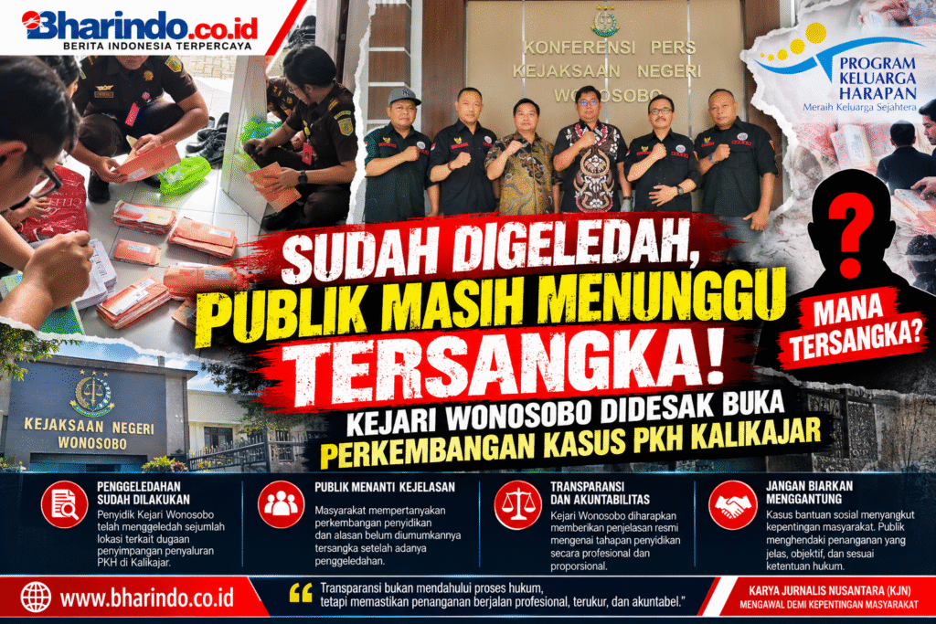 Publik Menanti Tersangka Kasus PKH Wonosobo