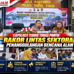 Rakor Lintas Sektoral Penanggulangan Bencana