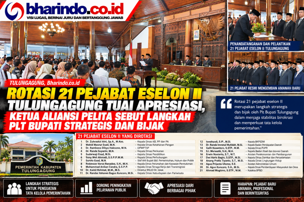 Rotasi 21 Pejabat Tulungagung